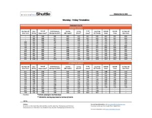 2018 12 10 TB-Caltrain Timetable v1 | Mission Bay TMA